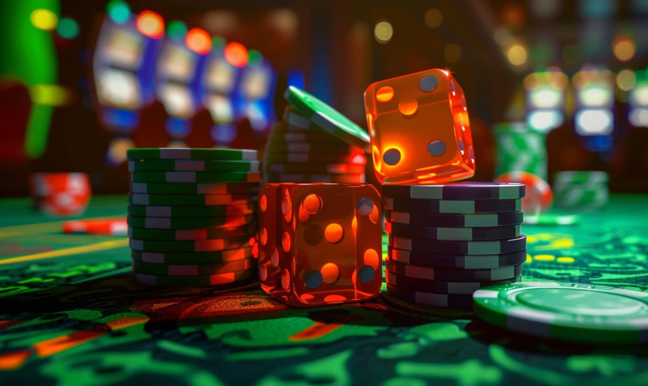 Live football streaming and casino table interface