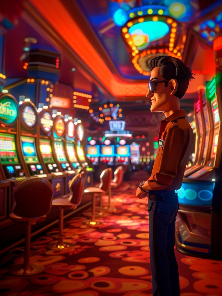 Mega Moolah slot game reels and interface on bola99 login